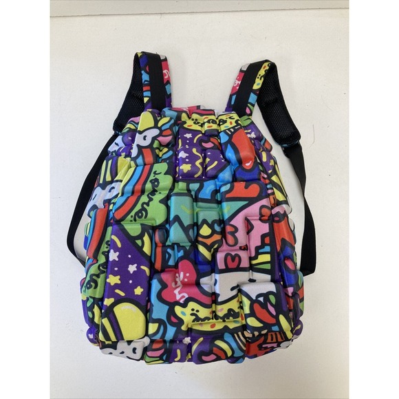 Brand New - Madpax Backpack book bag school colors Blok 3D Artipax Multicolor - Picture 1 of 9